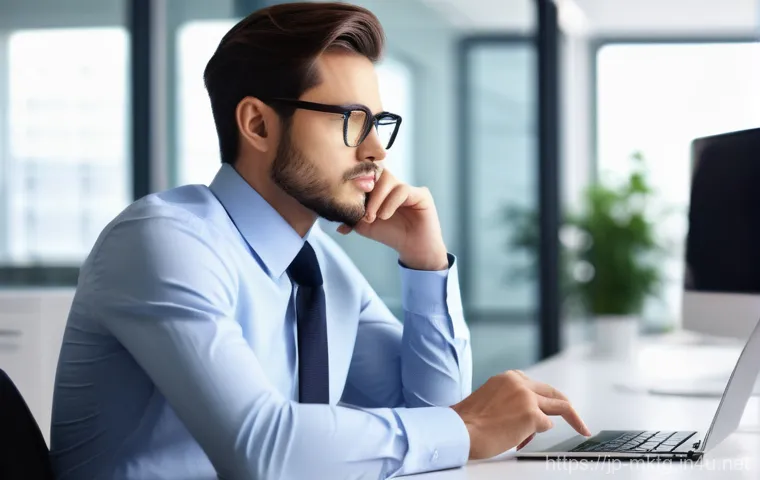 마케팅관리사 실기 시험에서 강조되는 사례 - **Prompt:** "A diverse young professional, male or female, in smart, modern business casual attire, ...