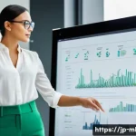 마케팅관리사와 CRM 활용법 - **Prompt:** A dynamic and inspiring scene featuring a diverse team of marketing professionals, led b...